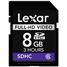 Lexar Media 8GB SDHC Full-HD Video Flash Memory Card LSD8GBFSBNAHD